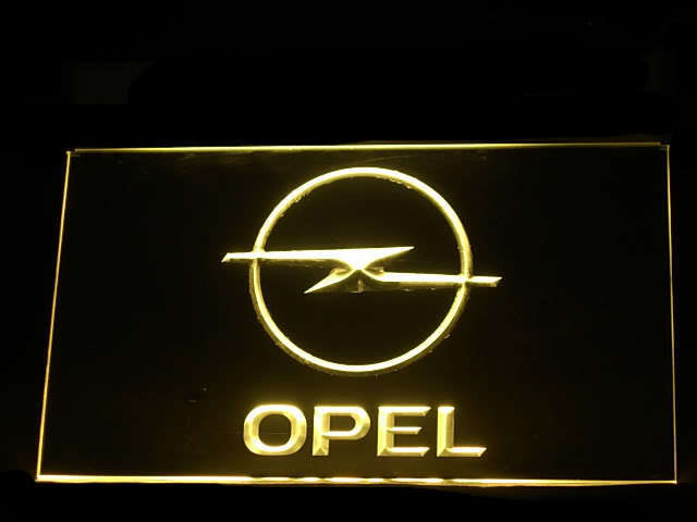 Opel Service LED Light Sign